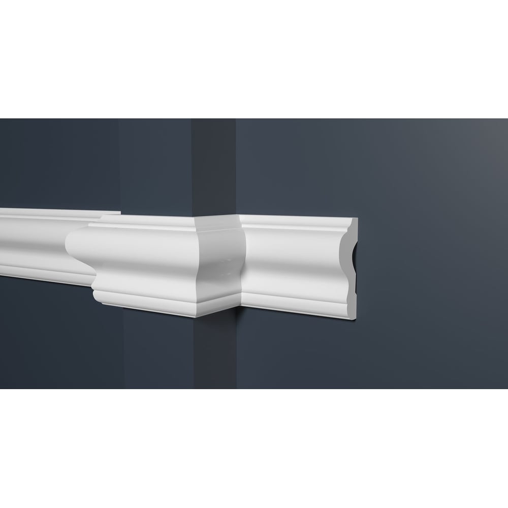 Изображение товара Стеновой молдинг Decor-Dizayn ударопрочный влагостойкий 60х25 мм 2000 мм DD302