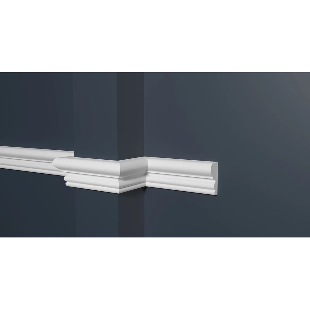 Ударопрочный влагостойкий стеновой молдинг под покраску Decor-Dizayn DD608
