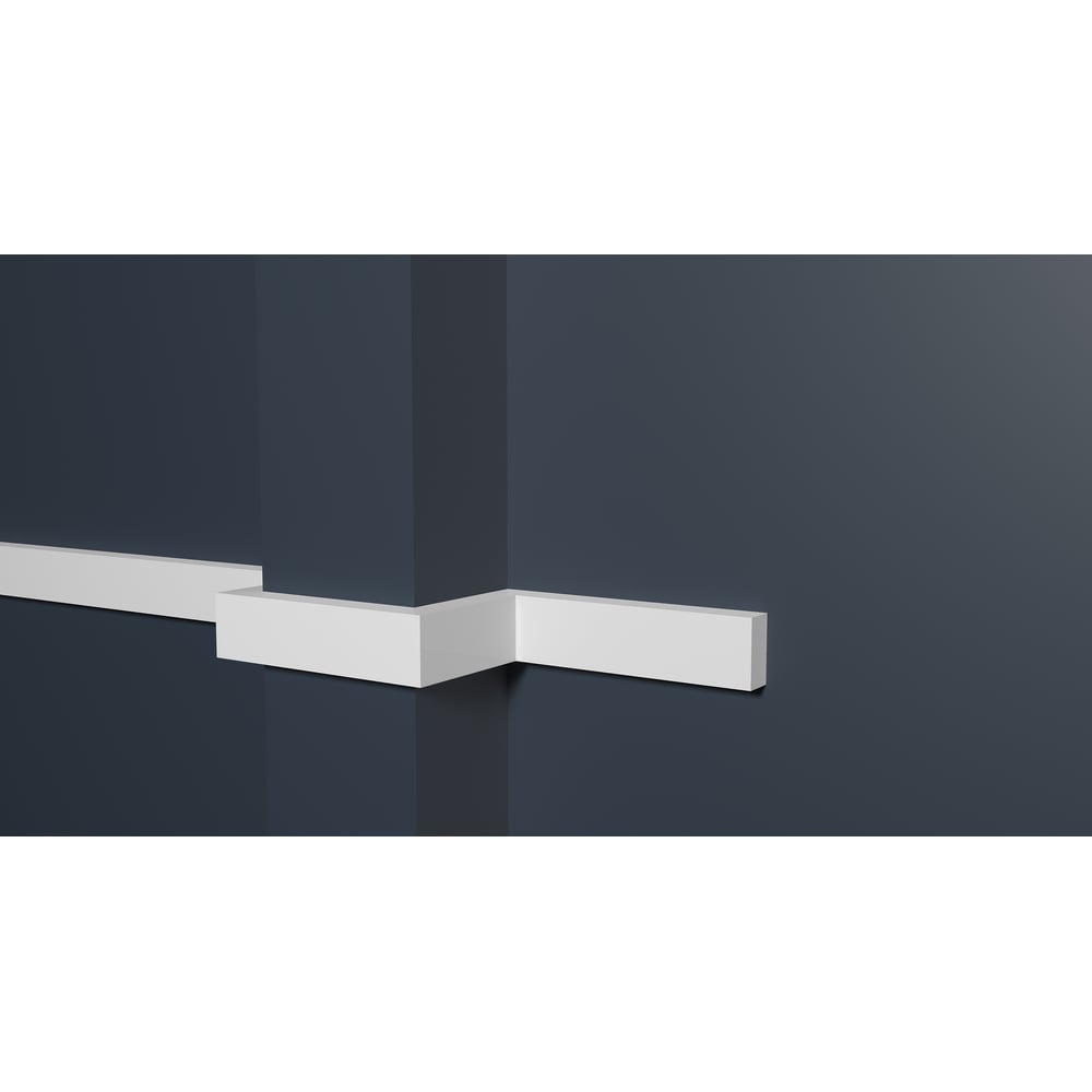 Ударопрочный влагостойкий стеновой молдинг под покраску Decor-Dizayn DD610