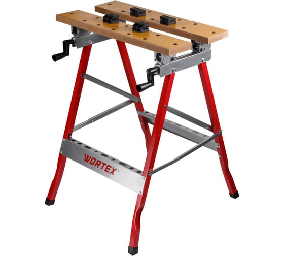 Изображение товара Верстак складной WORTEX WB 1560 МДФ, 605x640x790 мм, регулировка столешницы 1334737