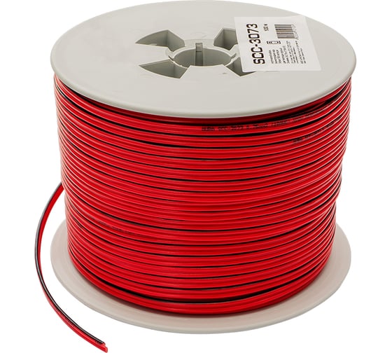 Изображение товара Кабель акустический AURA OFC, красный, 0.75мм2, 100м/катушка SCC-3073