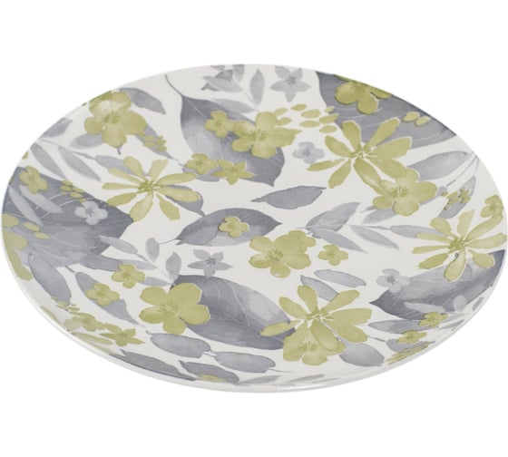 Изображение товара Тарелка обеденная DOMENIK BLOOMING зеленая, 24 см DMD235