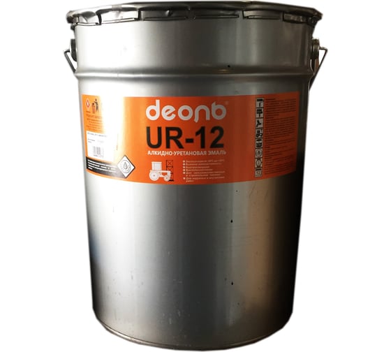 Изображение товара Быстросохнущая автоспецэмаль ДЕОЛЬ UR-12 красная, глянцевая UR12R20