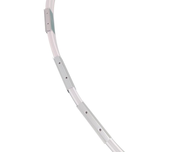 Изображение товара Комплект алюминиевый держатель для светодиодного одностороннего неона мини Apeyron  (5шт) 8x16мм / 09-132-5