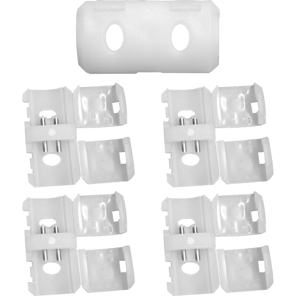 Изображение товара Комплект прямых коннекторов для светодиодной ленты COB 220В Apeyron