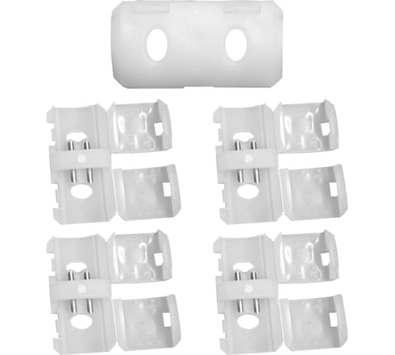 Изображение товара Комплект прямых коннекторов для светодиодной ленты COB 220В Apeyron (5шт) 288д/м / 09-142