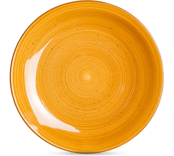 Изображение товара Тарелка обеденная DOMENIK TWIST медовый, 24.8 см DMD191