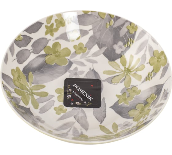 Изображение товара Тарелка суповая DOMENIK BLOOMING зеленая, 20 см DMD237