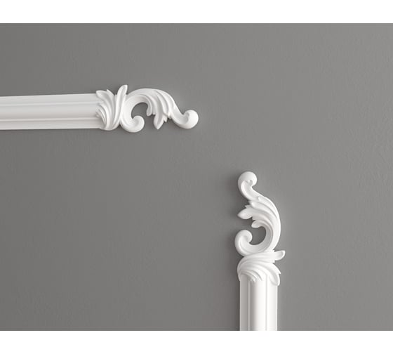 Изображение товара Декоративный элемент Decor-Dizayn к молдингу DD002 165Х71Х26 мм 2 шт H1-DD002 LR
