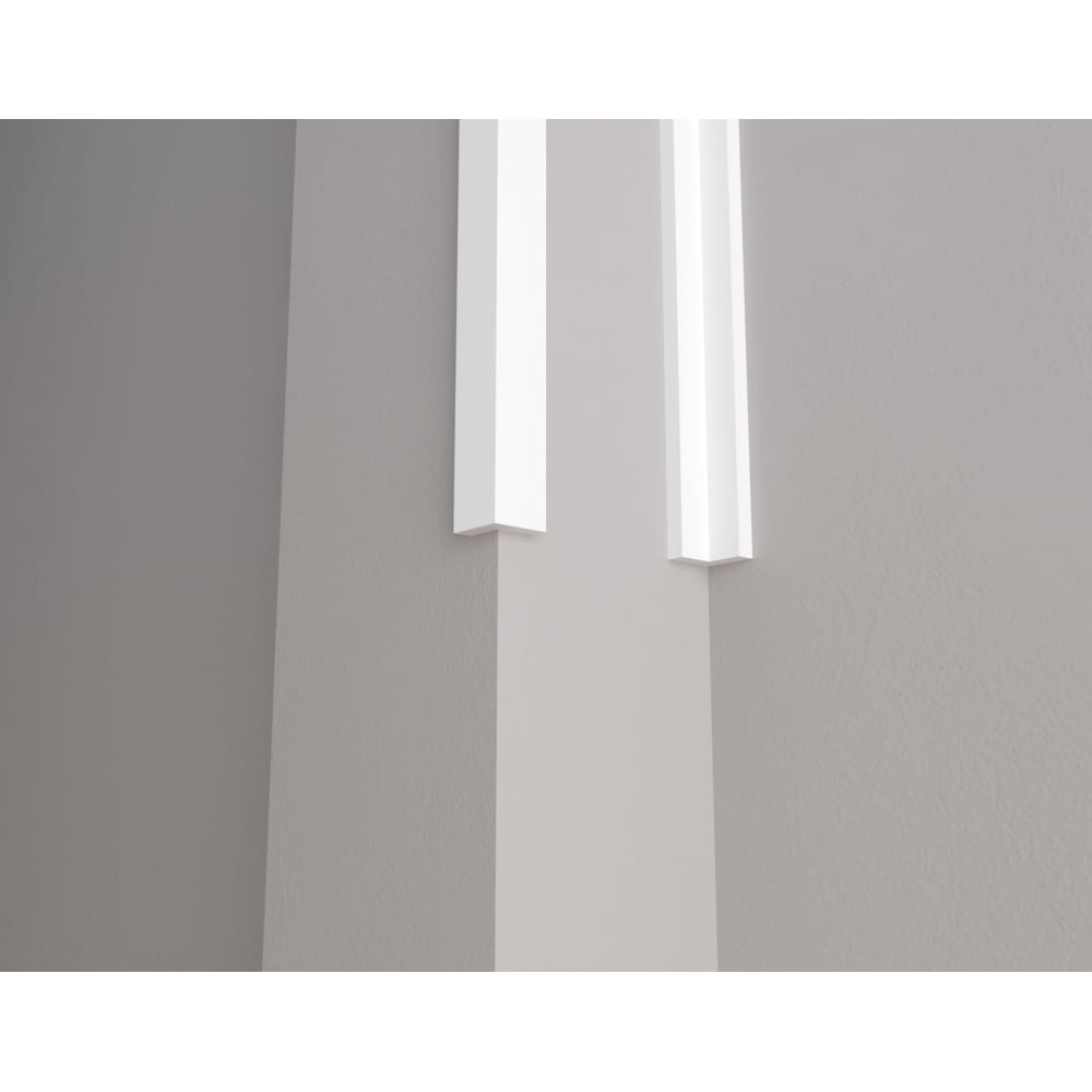 Ударопрочный влагостойкий стеновой уголок под покраску Decor-Dizayn торцевая планка для стеновой панели локри