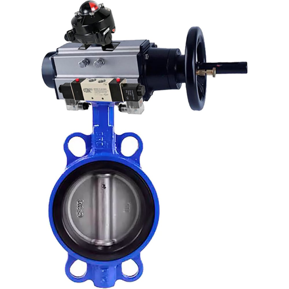 Изображение товара Затвор DN.ru QT450-316-EPDM-2W-Fb Ду150 Ру16 пн.привод