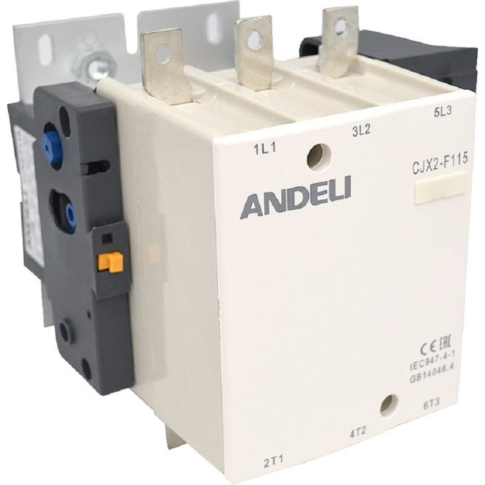 Изображение товара Контактор ANDELI CJX2-F150 150A 230В/АС3 50Гц для автоматизации систем