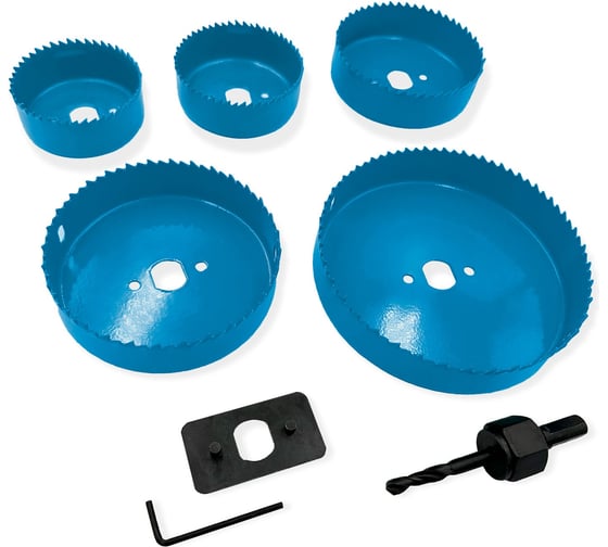 Изображение товара Набор коронок по дереву MKSS Toolbox MK2715 8 предметов 64мм-127мм MK27150008