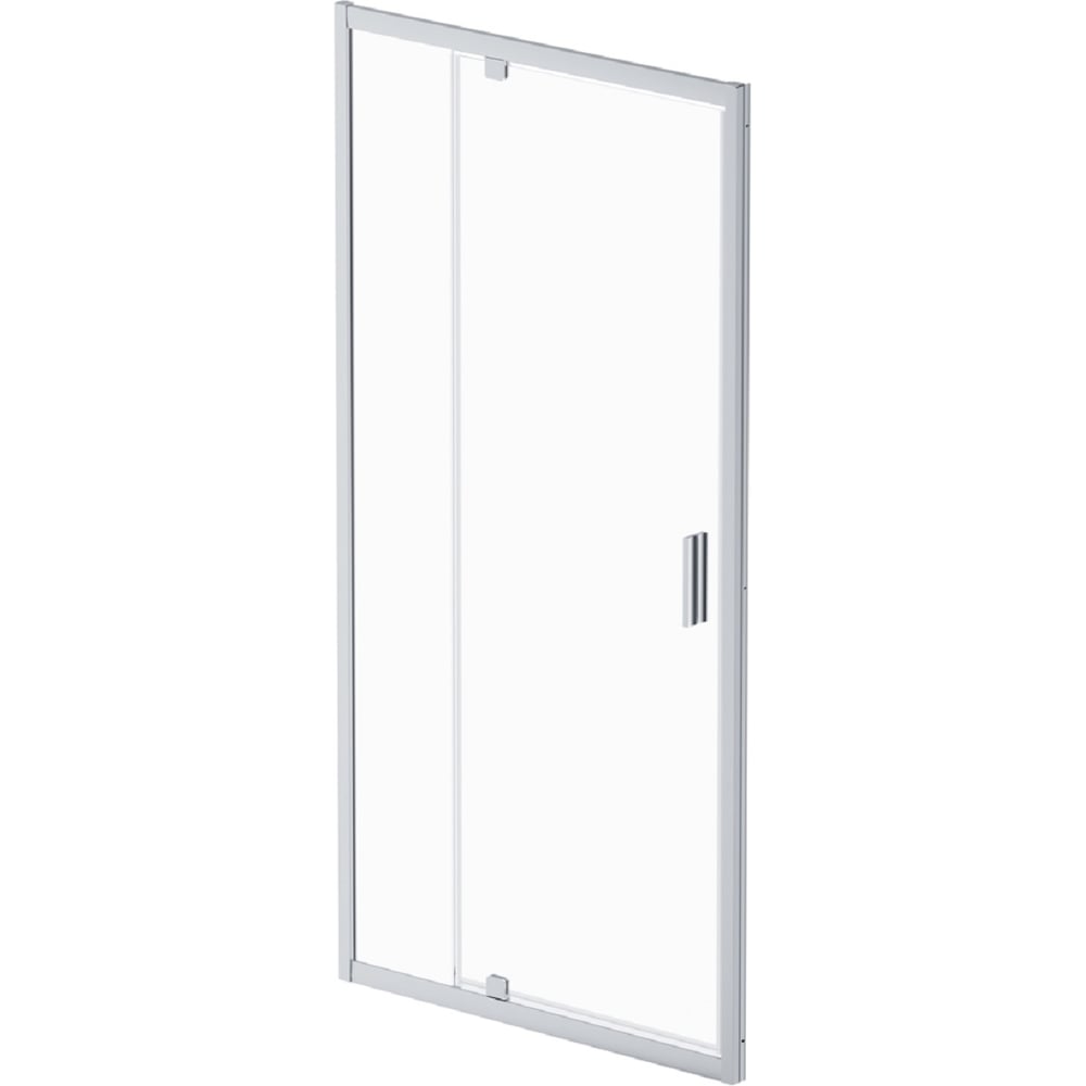 Изображение товара Душевая дверь распашная AM.PM Gem 100x195 стекло прозрачное серебристый профиль