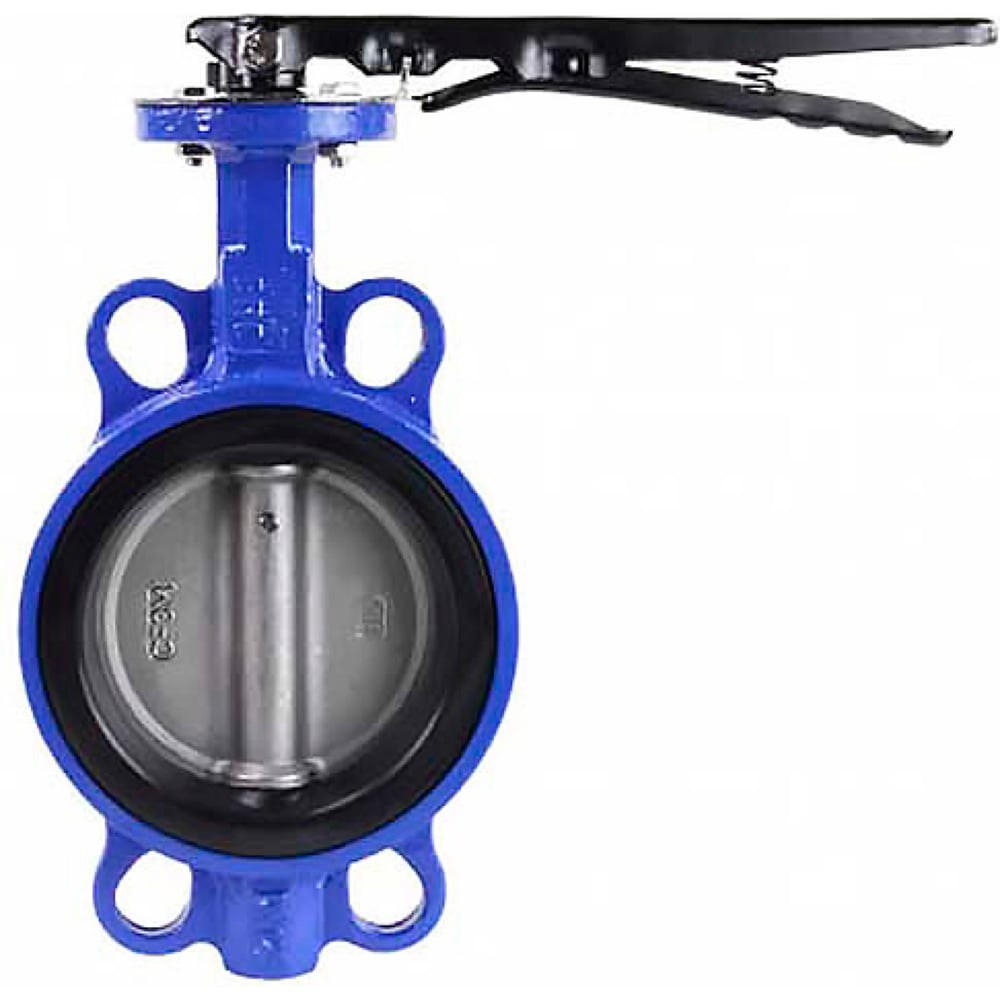 Изображение товара Дисковый затвор DN.ru для абразивных сред Ду200 Ру16 с рукояткой