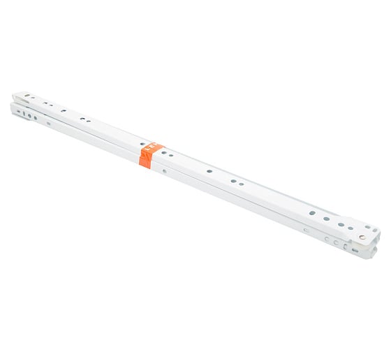 Изображение товара Роликовые направляющие Lemax prof комплект, 550 мм, толщина 0.8 мм, белый NR-08-WT1-550