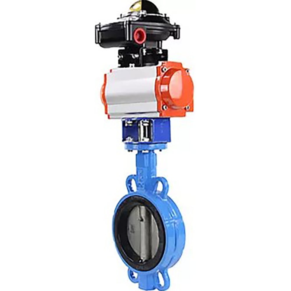 Изображение товара Затвор DN.ru для абразивных сред QT450-316-EPDM-2W-Fb-H Ду65 Ру16 пневмопривод