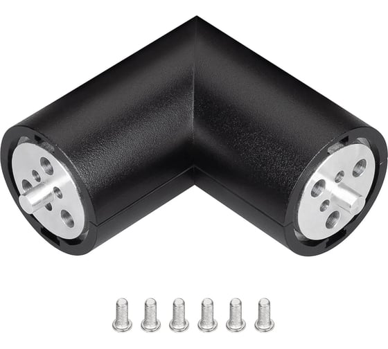 Изображение товара Соединитель профиля Arlight ROUND-D36-360-90 BLACK 1 шт. 050543