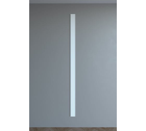 Изображение товара Стеновой молдинг (пилястра) Decor-Dizayn ударопрочная влагостойкая под покраску 100Х11Х2000 мм DD201