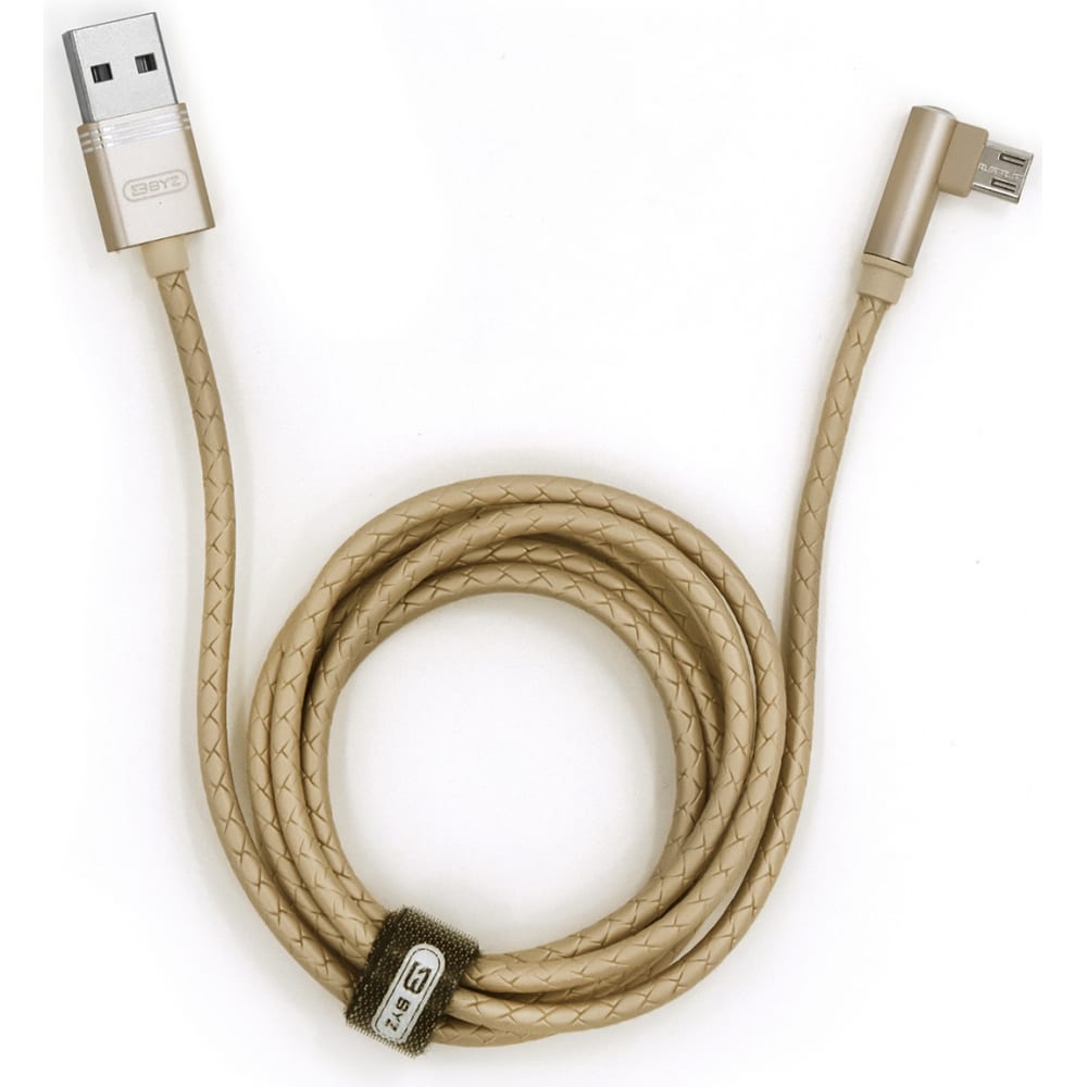 Угловой usb-кабель BYZ кабель с карт ридером rock space micro usb otg розовое золото 6950290614286