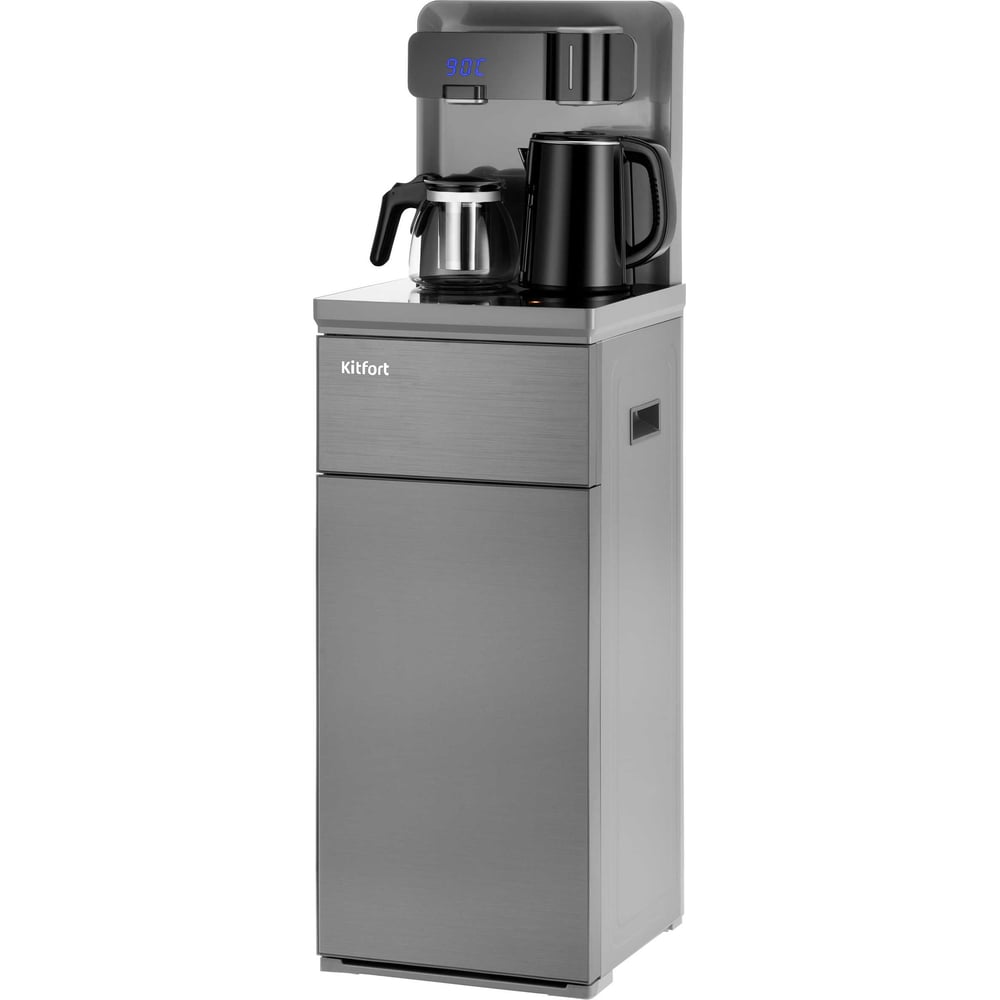 Изображение товара Кулер с чайным столиком KITFORT КТ-6693 для горячей воды и чая, напольный