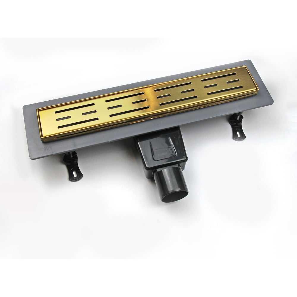 Изображение товара Душевой лоток RGW Drain Leo-30-60 прямой 600 золото браш для ванной комнаты