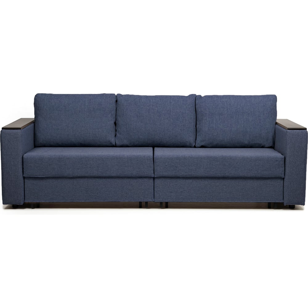 Изображение товара Диван кровать Сарагоса раскладной двуспальный еврокнижка синий рогожка