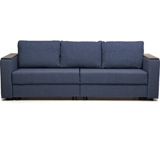 Изображение товара Диван кровать Сарагоса раскладной двуспальный еврокнижка синий рогожка, Divan24 77400187