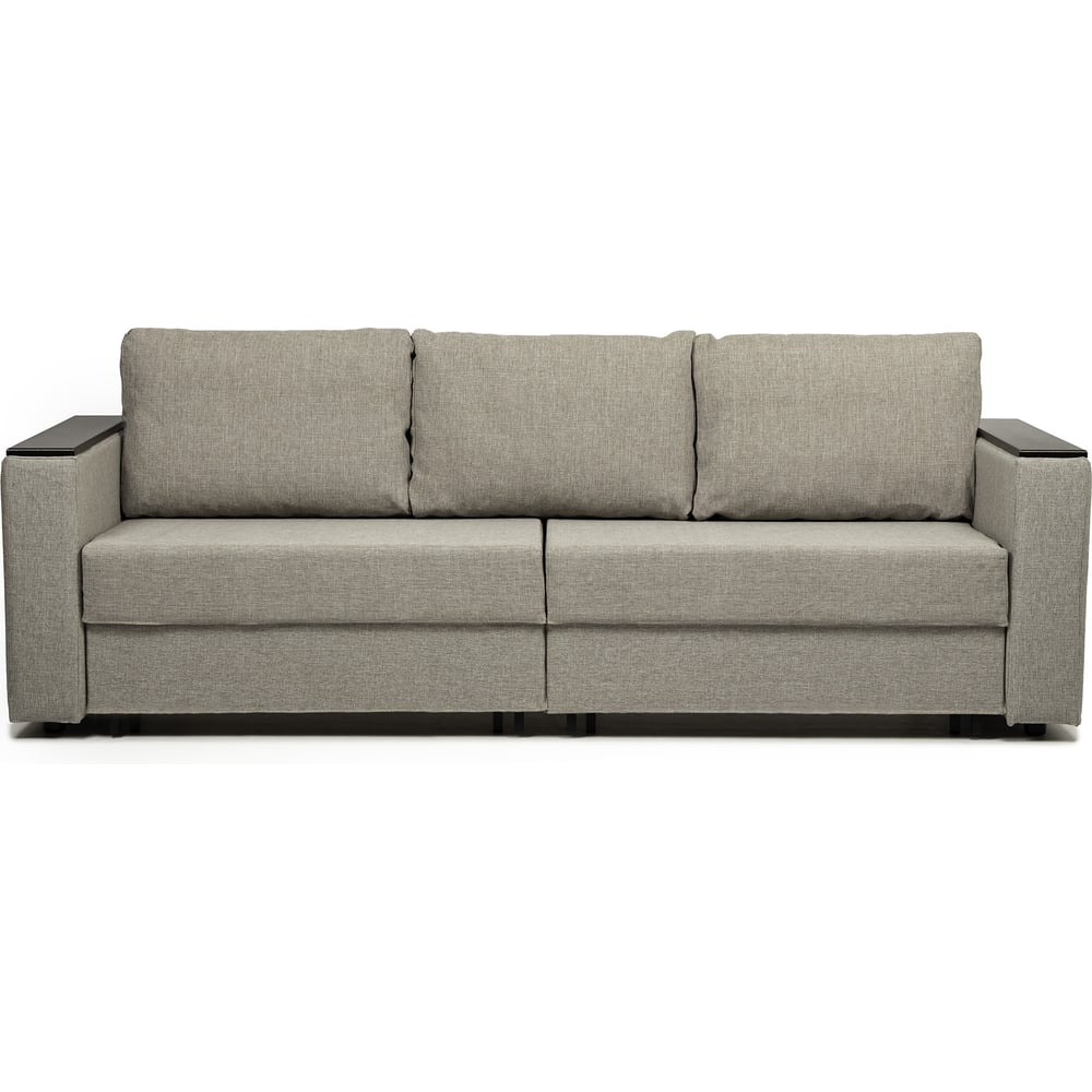 Изображение товара Диван кровать Сарагоса раскладной двуспальный еврокнижка мокко рогожка