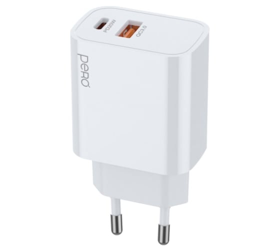 Изображение товара СЗУ PERO TC24 USB-A + USB-C, PD 20W белый ТС24W