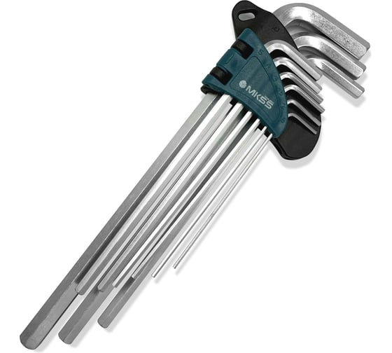 Изображение товара Набор удлиненных шестигранных ключей MKSS MKSS Toolbox NK1003