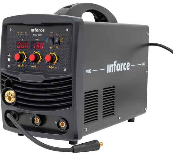 Изображение товара Сварочный полуавтомат-инвертор Inforce (180 A; EURO; ПВ 75%) MIG-180 04-08-02