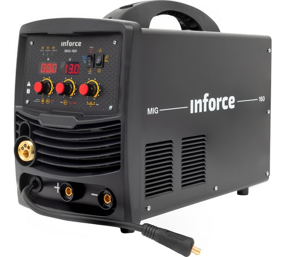 Изображение товара Сварочный полуавтомат-инвертор (160 A; EURO; ПВ 75%) Inforce MIG-160 04-08-01