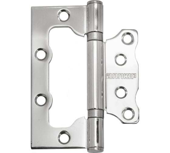 Изображение товара Петля Аллюр 100х75 2ВВ СР хром БЛИСТЕР пара Б751