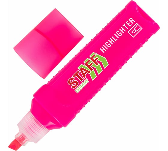 Изображение товара Текстовыделитель EVERYDAY HL-707, РОЗОВЫЙ, линия 1-5 мм, Staff 152544