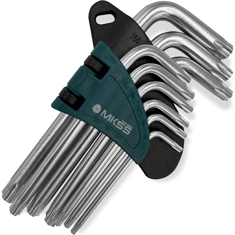 Изображение товара Набор коротких ключей MKSS Toolbox TORX с отверстием NK1021