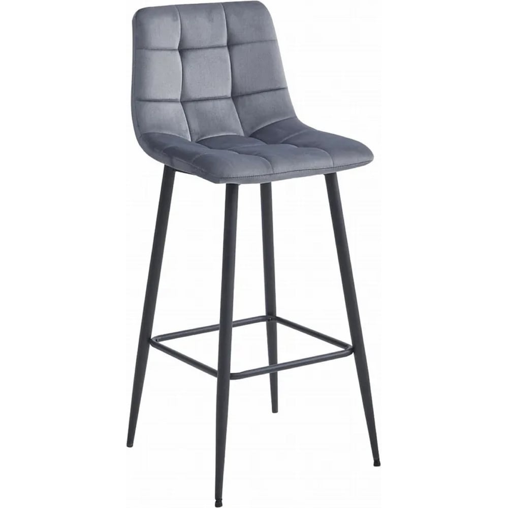 Стул барный Hesby Balance Fusion серый, черный HSBI_BC101_grey