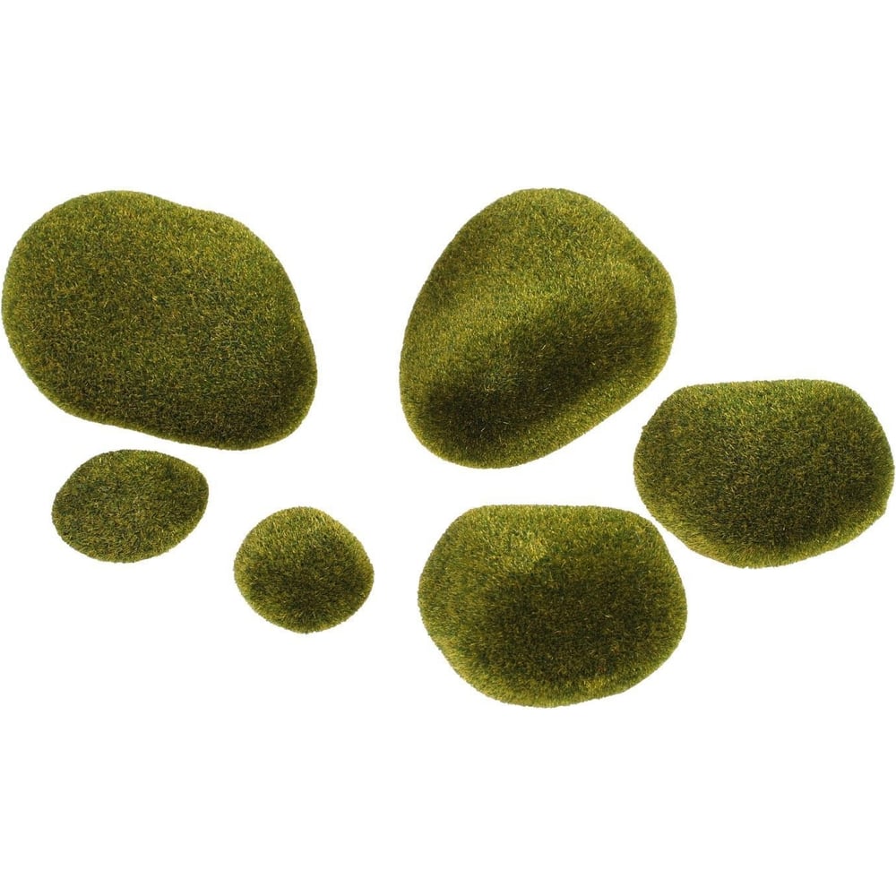 Изображение товара Искусственный мох Greengo Камни 6 шт. для украшения
