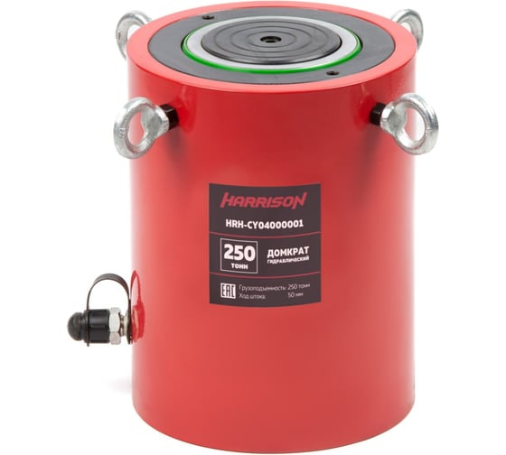 Изображение товара Гидравлический цилиндр домкрат Harrison однополостной 250 тонн, 50 мм HRH-CY04000001