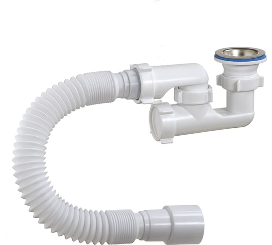 Изображение товара Сифон для душевого поддона ORIO 1 1/2х40 регулируемый с гибкой трубой 40/50 А-82589