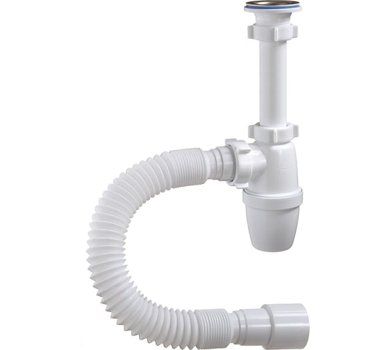 Изображение товара Бутылочный сифон ORIO 1 1/4х40, малый корпус, с удлиненным патрубком А-32059