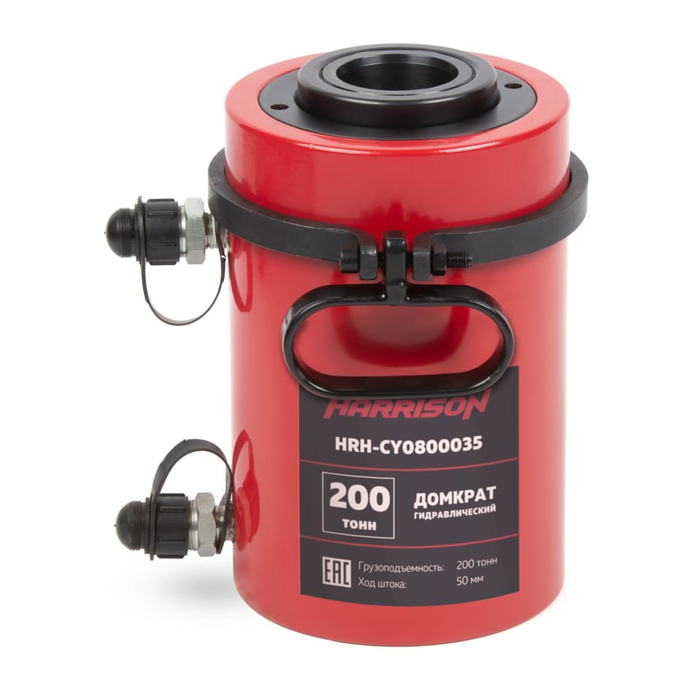 Изображение товара Гидравлический цилиндр домкрат с полым штоком Harrison 200 тонн