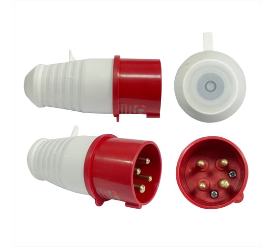 Изображение товара Вилка силовая ARTSUN P-3F-16А-IP44-4P