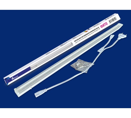 Изображение товара Светильник светодиодный линейный AlfaLed серии LI фито 572х35х22 10В LIF10