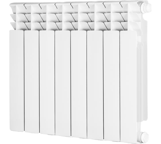 Изображение товара Биметаллический радиатор Radena CS 500 VC нижнее правое 8 секций 009010208-03