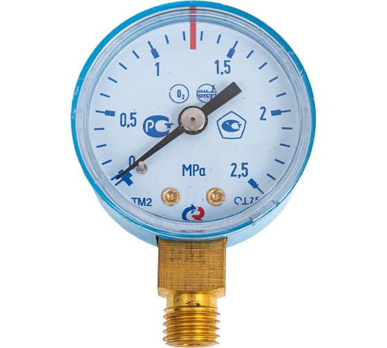 Изображение товара Манометр кислородный Инсвартех 2,5МПа 12*1.5 IST0301