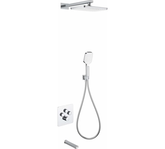 Изображение товара Душевая система с термостатом встраиваемая , Хром WW-B4005-CR