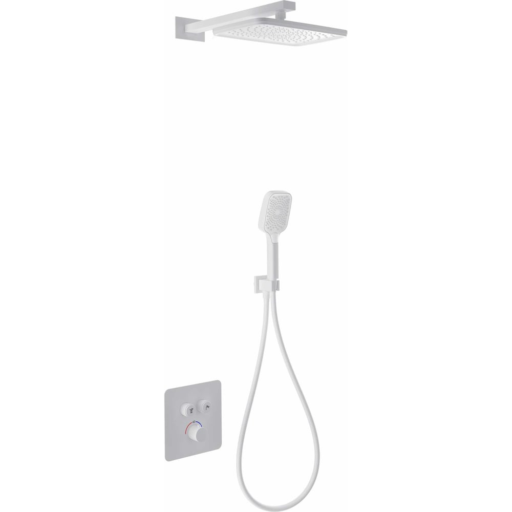 Изображение товара Встраиваемая душевая система с термостатом Wonzon Woghand WW-B4003-MW