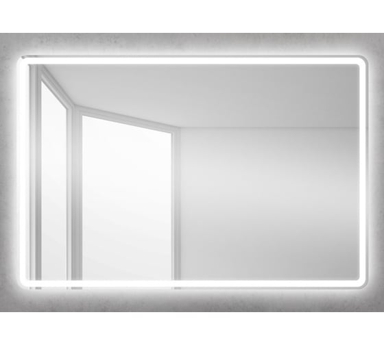 Изображение товара Зеркало со встроенным светильником и кнопочным выключателем BelBagno SPC-MAR-1200-800-LED-BTN