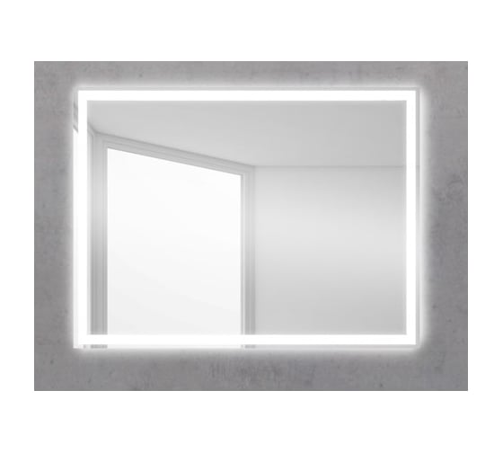 Изображение товара Зеркало со встроенным светильником и кнопочным выключателем BelBagno SPC-GRT-500-600-LED-BTN
